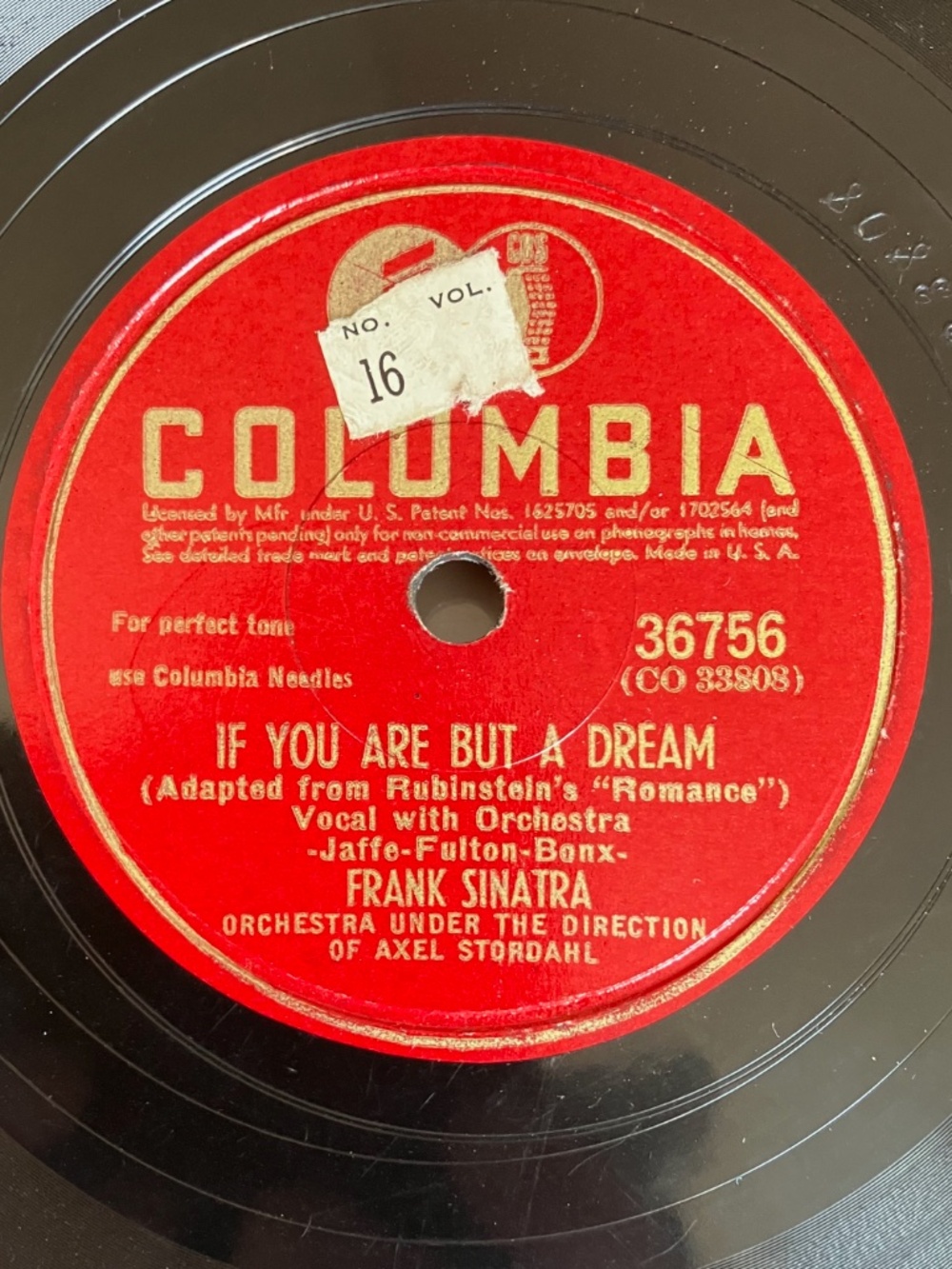 Vintage Frank Sinatra Album Colombia 78s w/ Bonus Disc - Picture 10 of 16